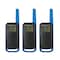 Motorola Solutions Two-Way Radio Black W/Blue Three-Pack T270TP - alternate 1